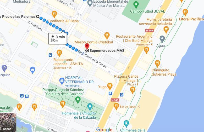 Precioso Apartamento A 5 Minutos Andando De La Playa Málaga Esterno foto